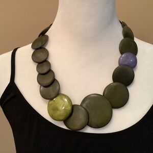 Statement necklace. High end boutique.
